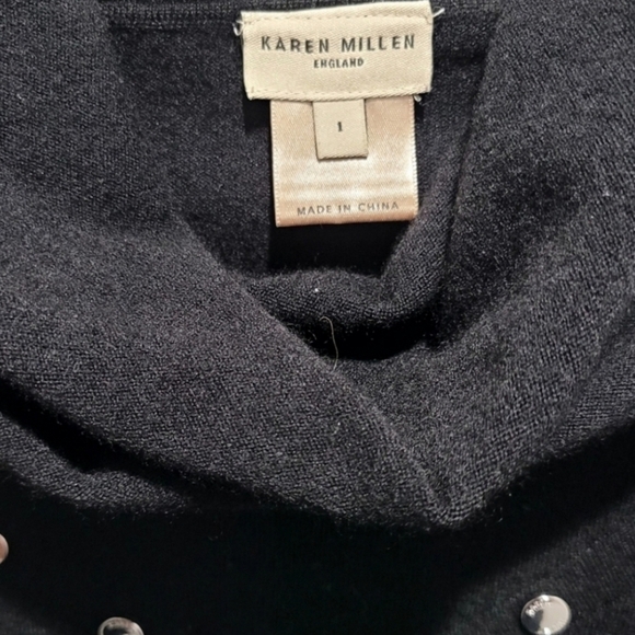 Karen Millen Sweater 83% wool blend black Dress XS - Picture 6 of 7